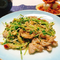 asucass's cooksnap of when they made 簡単☆豆苗と長ネギの中華炒め.