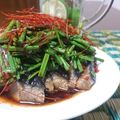 ダイナマイト漆黒's cooksnap of when they made 鰹のニラ葱たたき.
