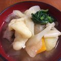 AyumiUchi's cooksnap of when they made 簡単もちもち　具沢山すいとん.