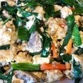 ラテ柴's cooksnap of when they made サバ缶とニラの炒り豆腐.