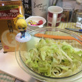 松浦果南1028's cooksnap of when they made キュウリとレタスともやし新玉ねぎの酢の物.