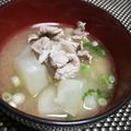clover♡3's cooksnap of when they made 冬瓜の味噌汁.