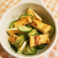 ももーももーももー's cooksnap of when they made きゅうりと炙り油揚げのごま酢和え.