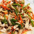 ねぞろ's cooksnap of when they made 副菜＊ピーマン・人参・舞茸の塩麹和え.