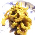 Emmabeagle's cooksnap of when they made ゴーヤと豚ひき肉のオイスター炒め.