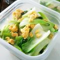 くっくペタ's cooksnap of when they made 中華料理☆チンゲンサイと卵の炒め物.