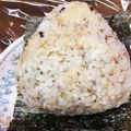卵せんべい's cooksnap of when they made おにぎり：青のりツナマヨ.
