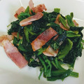 きつねどんべい's cooksnap of when they made ほうれん草のベーコンバター炒め☆簡単!!.