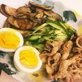 料理一年目's cooksnap of when they made 冷やし肉なすうどん♡.