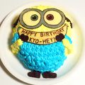 新米幸せママ♡(クックパッドアンバサダー2025)'s cooksnap of when they made ミニオン？！誕生日ケーキ.