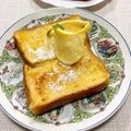フジぽん's cooksnap of when they made レモン、フレンチトースト♪.