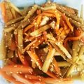 余裕なき2児の母's cooksnap of when they made ☆常備菜☆きんぴらごぼう.