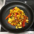 クックNJQJ8A☆'s cooksnap of when they made ズッキーニとパプリカのオイマスタード炒め.