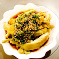 おかぶ〜ま's cooksnap of when they made 旨っ！簡単 香味ダレで食べる蒸しなす.