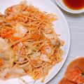 H☆K☆R's cooksnap of when they made 豚キムチ焼きそば.