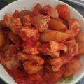 もりのりころ's cooksnap of when they made トマト缶で！大根とじゃがいものトマト煮.