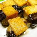 yamabuki1's cooksnap of when they made 茄子の厚揚げはさみ焼き.