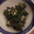 もんす。's cooksnap of when they made オクラとモロヘイヤのねばねばおかか和え.