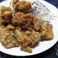どれみ０８'s cooksnap of when they made 鶏皮サクッ♫♬ 中はジューシーな唐揚げ.