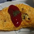 TaniYuri's cooksnap of when they made ひき肉とキャベツ入りオムレツ☆.