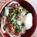 tomayto's cooksnap of when they made さば缶のピリ辛混ぜうどん.