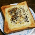 こげ岡's cooksnap of when they made サクサク♡ゆかりチーズトースト♪.