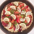 のっちゅる's cooksnap of when they made お手軽材料☆サラミのパエリア！.