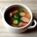 よこ耳ねこ's cooksnap of when they made ウインナーのピリ辛スープ☆.