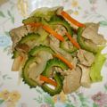 白いぐれーぷ's cooksnap of when they made ゴーヤ入り野菜と豚肉の味噌炒め.
