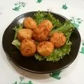 arami★'s cooksnap of when they made レンコンボール.