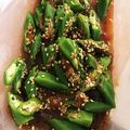 2児母☆手抜き夫弁当's cooksnap of when they made レンジで簡単副菜♪ オクラのおかか和え.
