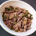 ミーコ♪♪'s cooksnap of when they made 簡単ランチ☆ピーマンと挽き肉の炒めごはん.