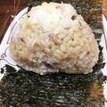 卵せんべい's cooksnap of when they made おにぎり：揚げ玉たぬき.
