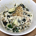 クックP52PBR☆'s cooksnap of when they made ＊しらす・きゅうり・海藻の梅マヨ和え＊.