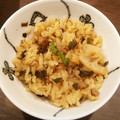 まれぃ's cooksnap of when they made 簡単！牛肉と春菊、れんこんの炊き込みご飯.