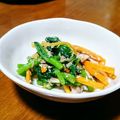 猫のオソマ's cooksnap of when they made 春菊のおひたし.