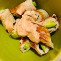 リーコッコー's cooksnap of when they made きゅうり竹輪の明太マヨ和え＊時々大葉添え.