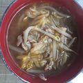 cyym's cooksnap of when they made 韓国料理ーうま辛いキムチと豆もやしスープ.