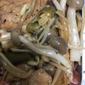emi0015's cooksnap of when they made うまっ!!鶏胸肉とオクラのネバッともやし.