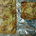 ☆のりす☆'s cooksnap of when they made 長ネギとツナの和風油揚げピザ.
