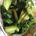 まめとはむ's cooksnap of when they made ＊簡単美味＊モロヘイヤと胡瓜の梅和え.