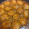 たいくんママ♡'s cooksnap of when they made 揚げない★超簡単ミートボール★ケチャップ.