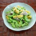 クレイプメートル's cooksnap of when they made 簡単!苦くない！ゴーヤチャンプル.
