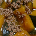 しーま♪'s cooksnap of when they made かぼちゃのそぼろ煮.