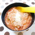 ﾁｲﾁｬﾝﾏﾏ's cooksnap of when they made トマトジュースで簡単★しらすリゾット.