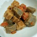 もこもこいおん's cooksnap of when they made コンニャクとちくわぶのピリ辛肉味噌煮.