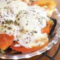 ぶぅにゃん☆'s cooksnap of when they made ナスとトマトとツナのマヨチーズ焼き.