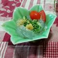 Yoshinada's cooksnap of when they made ところてんの作り方.