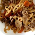 林檎ぉ's cooksnap of when they made きんぴられんこん☆豚肉入り.