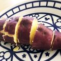 kemitan's cooksnap of when they made 薩摩芋の蒸し方.